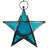 5-Point Teal Star Lantern