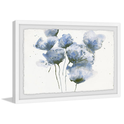 Mauve Poppies by Julia Posokhova - Single Picture Frame Painting