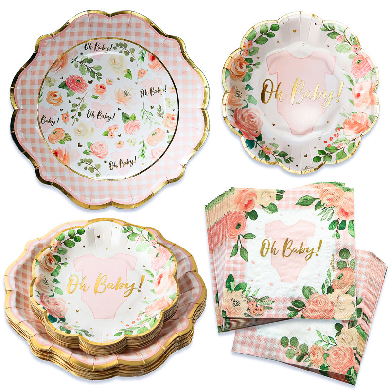 Ensemble de vaisselle Baby Shower Party