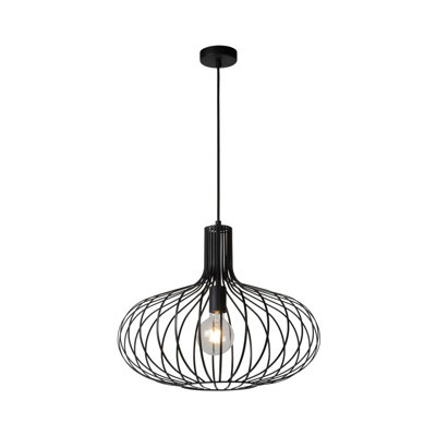 Luminaire suspendu géométrique à 1 lumière Kern
