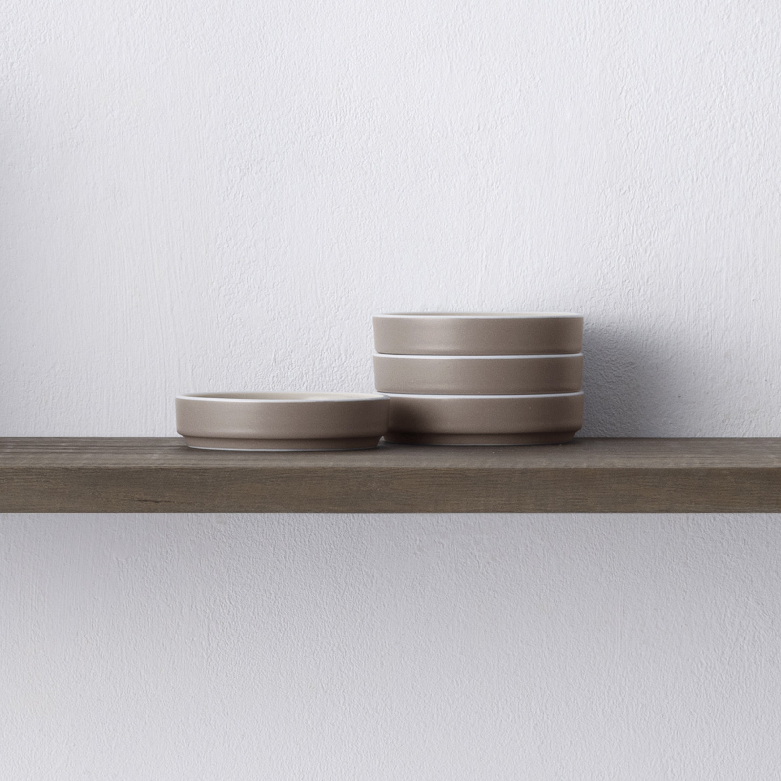 Noritake ColorTrio Set of 4 Stax Mini Plates, 3-3/4"