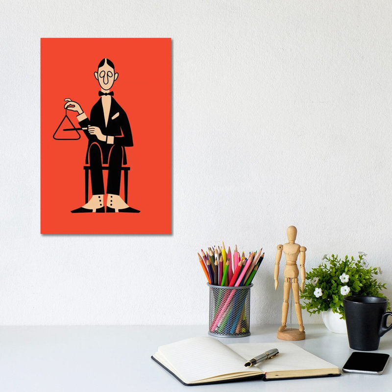 The Triangle by Mark Rogan - Wrapped Canvas Print, 20.32 cm H x 30.48 cm W