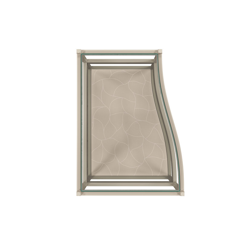 Glass Top End Table