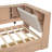 Wooden   L-Shaped Daybed Corner Bed Under-Bed Drawers  With Storage Bookcase And Upholstered Headboard And USB Charging Ports For Limited Space-1690349728-1690349729