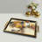 Elegant Glass Tray, 19.7 x 11.4 x 1.4 inches | 100% Durable Glass Construction | Easy to Clean with Damp Cloth | Ideal for Serving, Decorative Display, and Organizing | Stylish Addition to Home Décor-1269346067