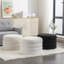 Repose-pieds rond avec rangement-1889079780
