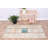 Small Beige Wool Handwoven Turkish Patchwork Rug Perfect For Entryway Home Decor