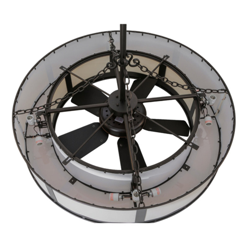 Ventilateur de plafond 30 po avec ensemble d'éclairage Chaylen