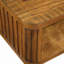 Table basse rectangulaire en bois pour le salon, table basse de 41,5 po avec pieds en bois massif, table basse en bois avec tablette de rangement ouverte. Assemblage facile