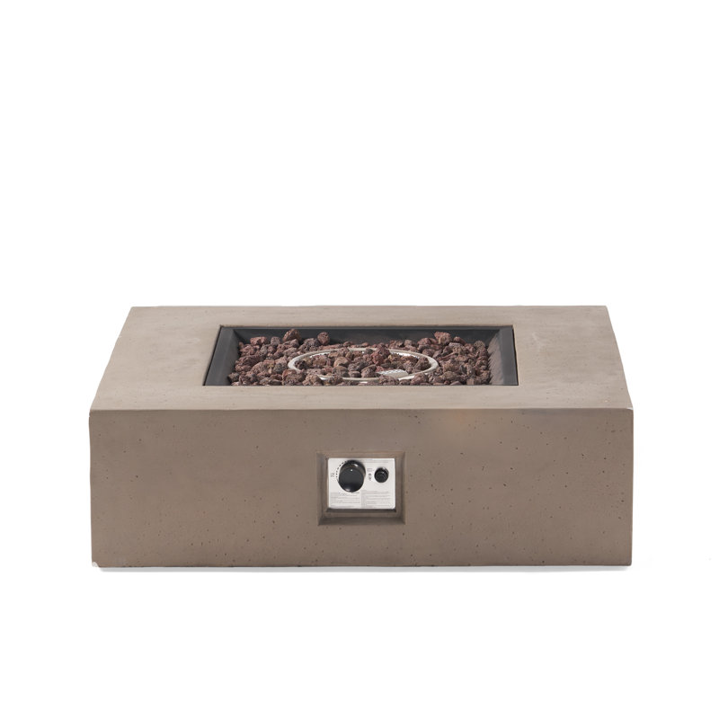 Rossy Square Propane Smokeless, Light Gray