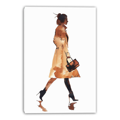 Bold Modern Muse Wrapped Canvas Wall Art