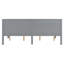 Lit de jour double, gris