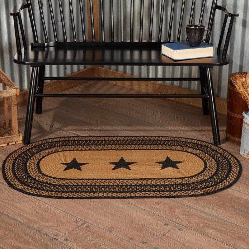 Ekain Geometric Indoor Rug, Oval 2'3" x 4'