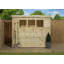 6 Ft. W x 7 Ft. D Shiplap Pent Wooden Shed-121847426