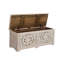 Banc de rangement en bois massif Harleen-1709856945