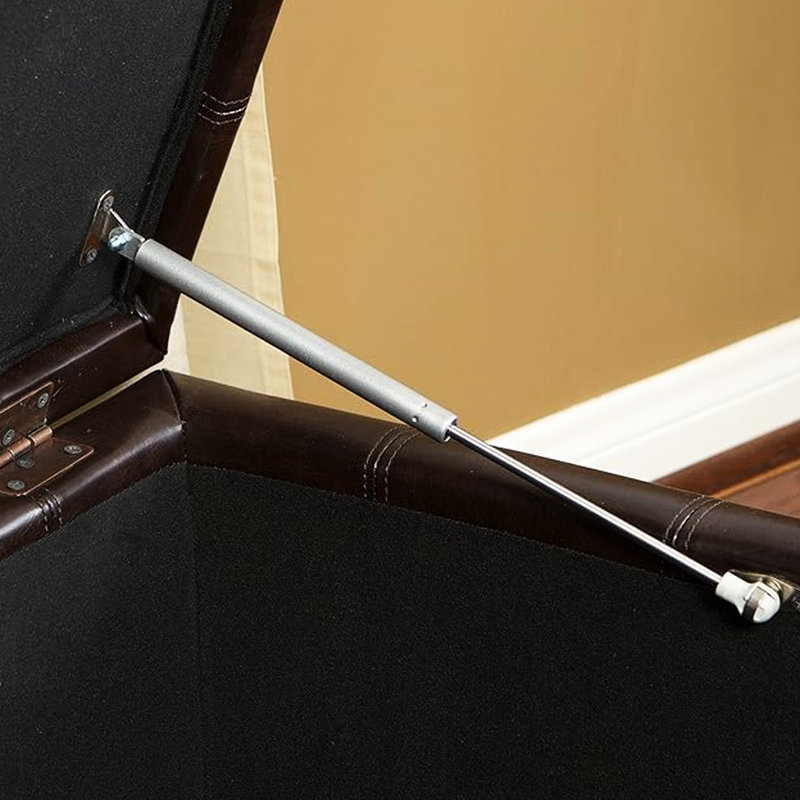 Brown Pu Upholstered With Storage Availability 31.83"W X 31.83"D 18.26"H In Material 31.83 18.26 Inches, Brown