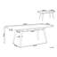 Aarv Extendable Metal Base Dining Table