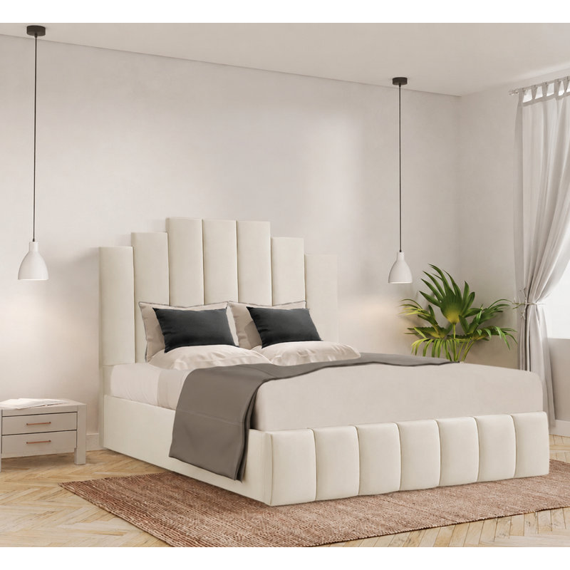 Balzhan Upholstered Ottoman Storage Bed, Small Double (4'), Coffee