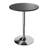 Bistro Pub Table Round Adjustable Height Bar Cocktail Table Swivel Dining Table with Chrome Base-107125754