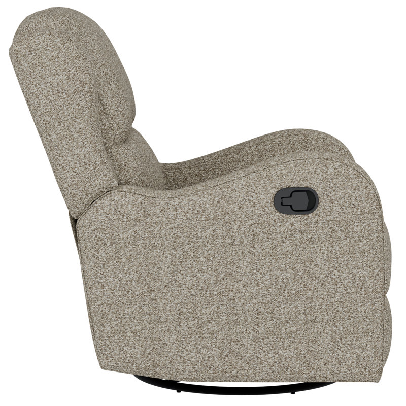 Pastiche Auden Swivel Glider Recliner, Mesa Mélange Textured Weave