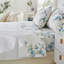 Ensemble de draps 100 % coton égyptien, 4 pièces, 800 fils, motif floral aquarelle bleu de luxe, pour chambre à coucher, chambre d'amis, dortoir étudiant, toutes saisons-128817907-130902029