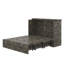 Lit escamotable Murphy avec station de charge, lit plateforme pliable multifonctionnel avec 1 grand tiroir de rangement-1233141998-1233142005
