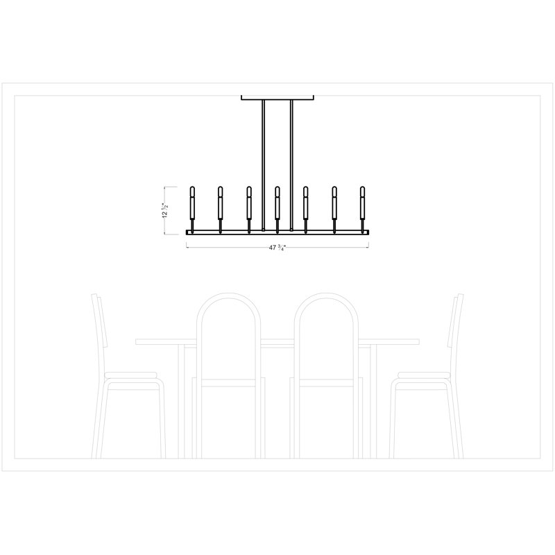 Brianna 14 - Light Pendant, Aged Iron