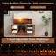 Meuble télé Lark Manor ™ pour téléviseur à écran plat 65 po avec foyer électrique 18 po-68487751