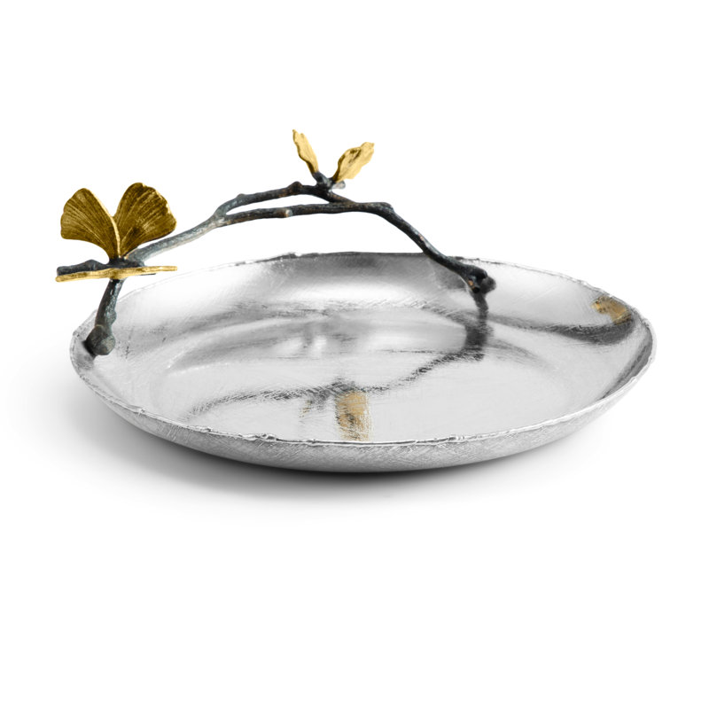 Butterfly Ginkgo Round Platter
