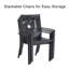 Chaise de patio empilable Dacheng
