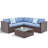 Ensemble de conversation avec coussins 4 pièces pour patio-1270250503