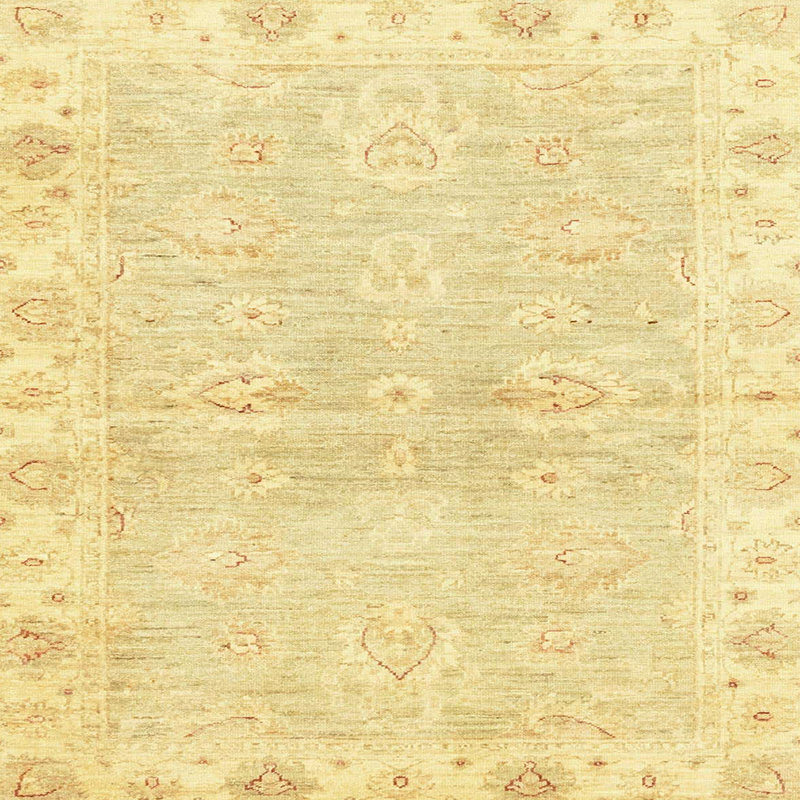 Tapis décoratif multicolore à motif abstrait, Carré 6 pi
