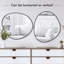 Miroir mural asymétrique pour salle de bain-99252258