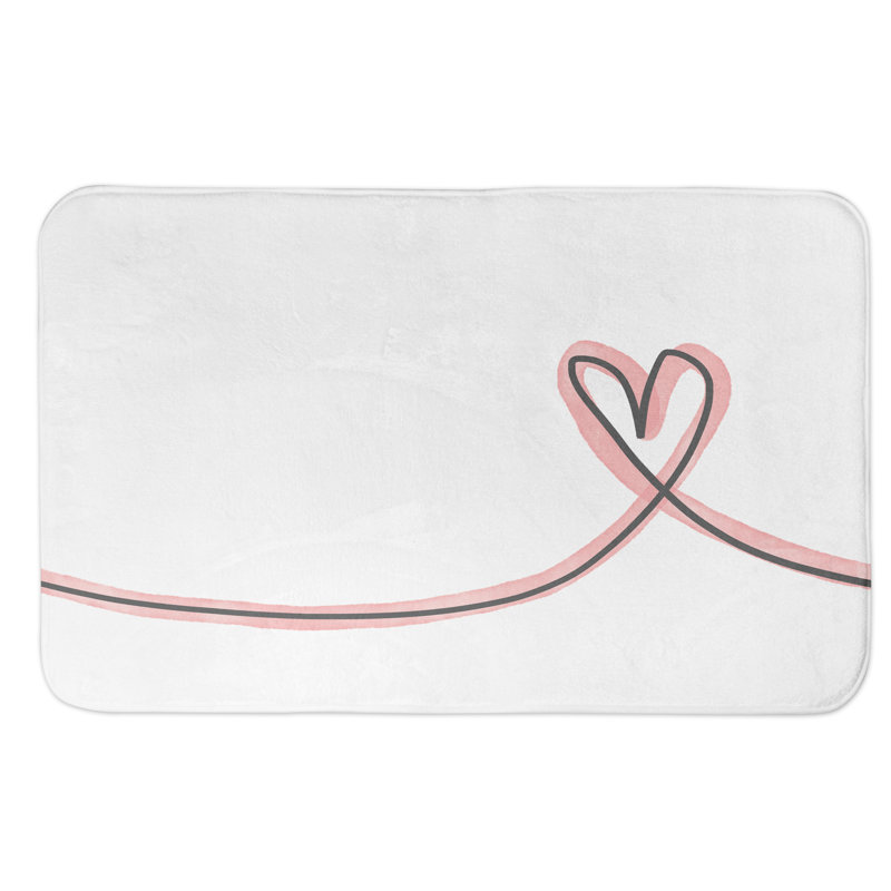 Ferretti Microfiber Foam Non-Slip Bath Rug