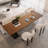 Brown Rectangular Solid Wood writing desk-117867015