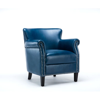 Hadley Navy Blue Club Chair
