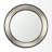 Hewett Solid Wood Frame Round Wall Mirror