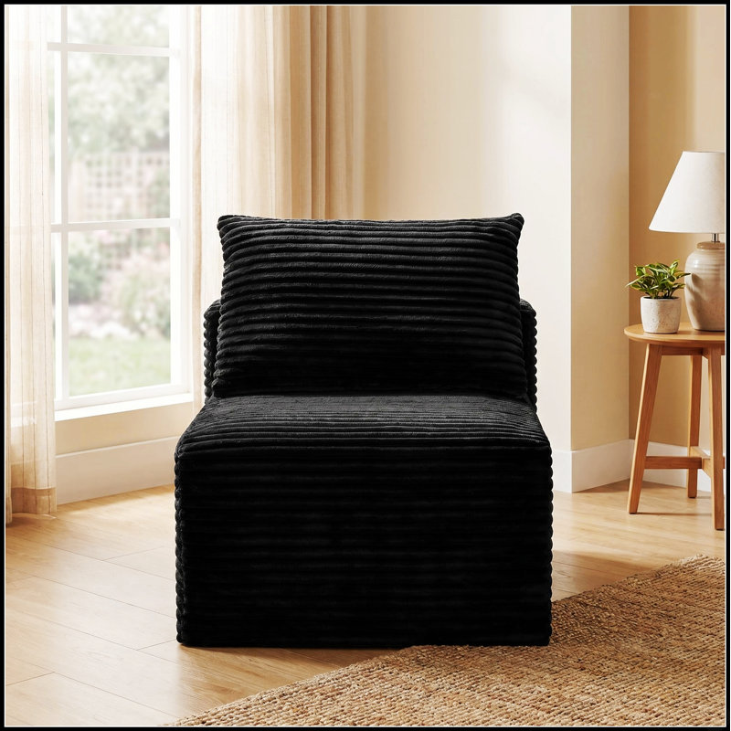 Fauteuil modulaire sans accoudoirs Corduroy