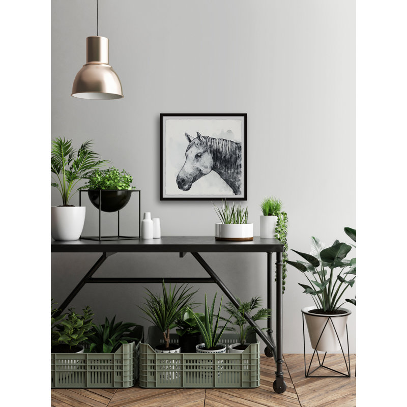 Clydesdale 1 Piece Single Picture Frame Painting, 30cm H x 30cm W x 3.81cm D