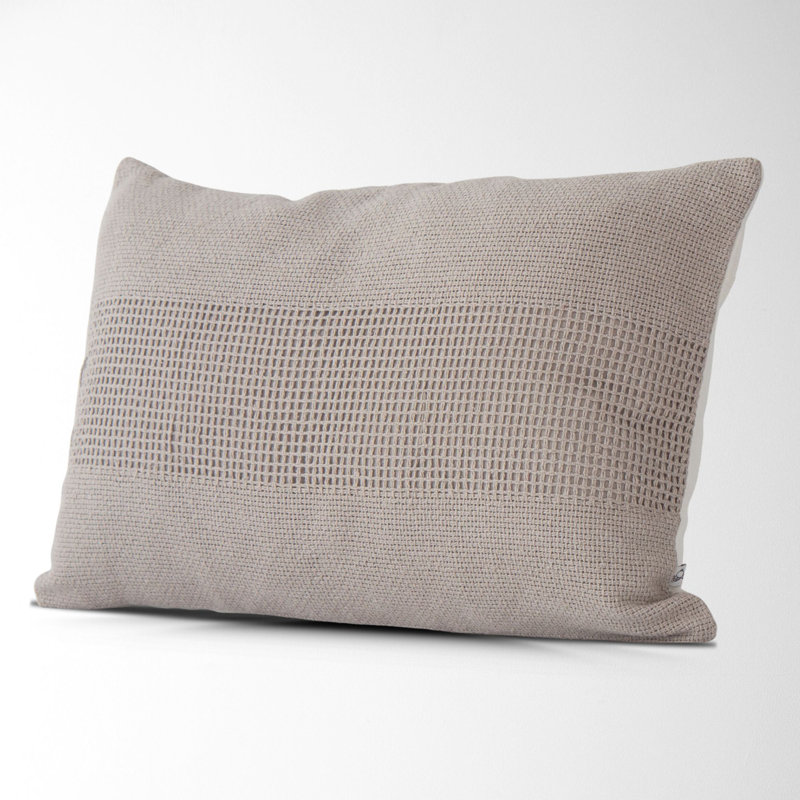 Cotton Pillow Cover, Oyster