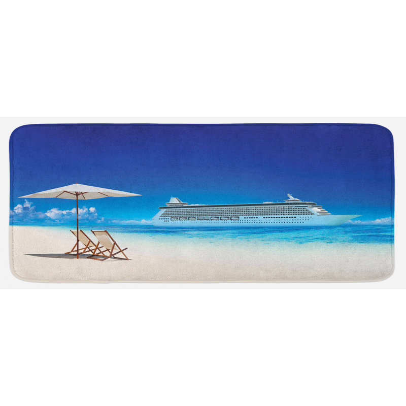 Tapis de cuisine seaside
