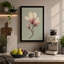 Magnolia in Bloom Botanical - Wrapped Canvas-464203497-464203498