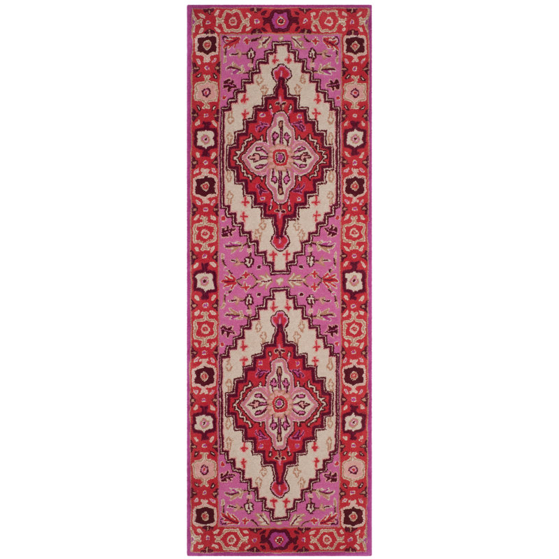 Blokzijl Hand Tufted Wool Oriental Rug, Runner 2'3" x 9'