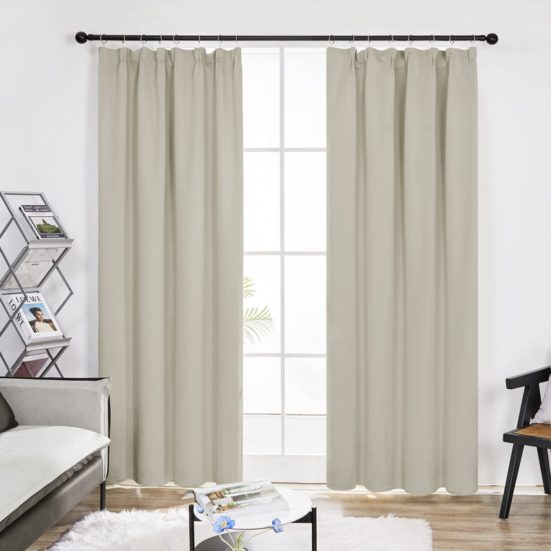 Profete Blackout Curtain Pair, 55cm Width x 260cm Drop