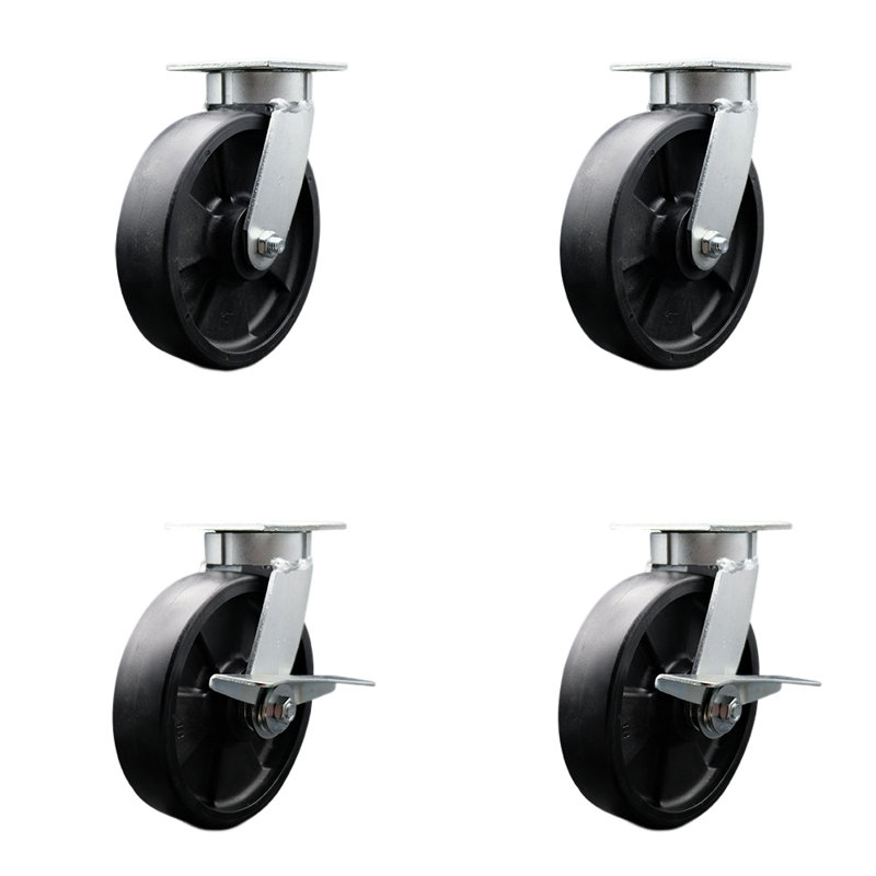Roulettes pivotantes Kingpinless