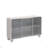 47.25"Glass Storage Cabinet Floor-To-Ceiling For Kitchen, Living Room, Bathroom