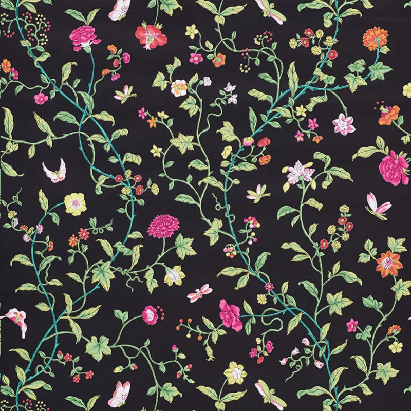 Floraison Wallpaper, Jet Multi
