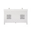 Meuble-lavabo double en bois massif l 60 po x P 22 po Kali II-2043911525-2043911523