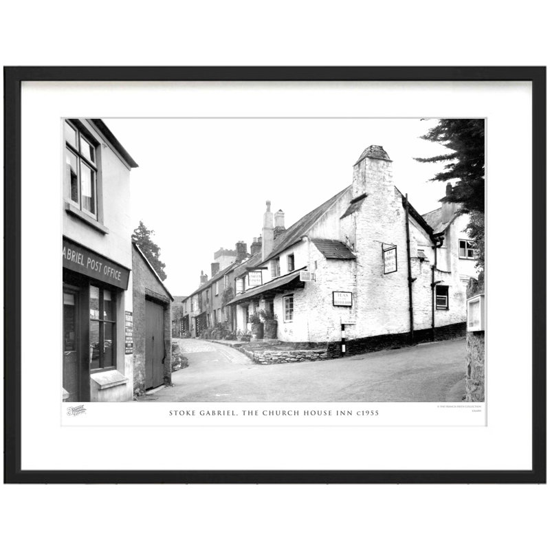 Stoke Gabriel, The Church House Inn C1955 by Francis Frith - Single Picture Frame Print, 40cm H x 50cm W x 2.3cm D