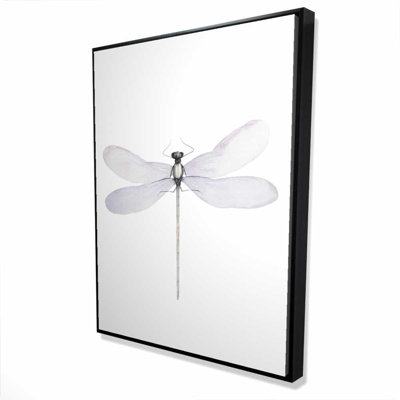 Delicate Dragonfly - Framed Canvas Art for Home Decor